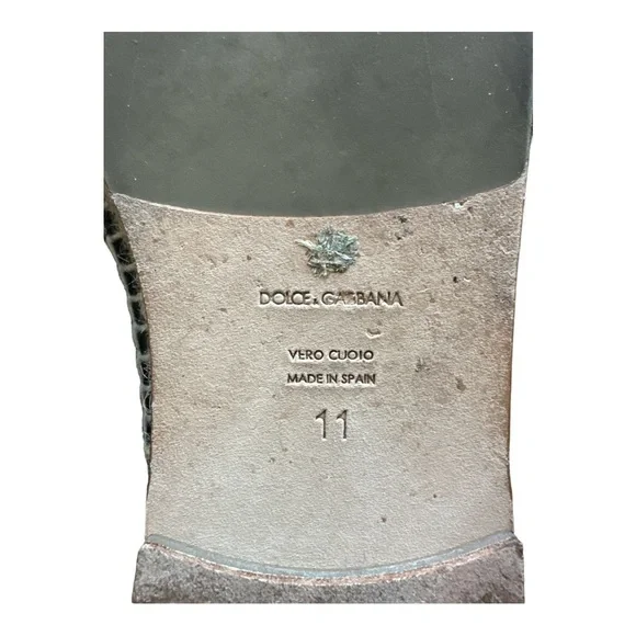 Dolce & Gabbana Women's Flats Leopard-print fabric Espadrilles Sz. 11 - Picture 16 of 16